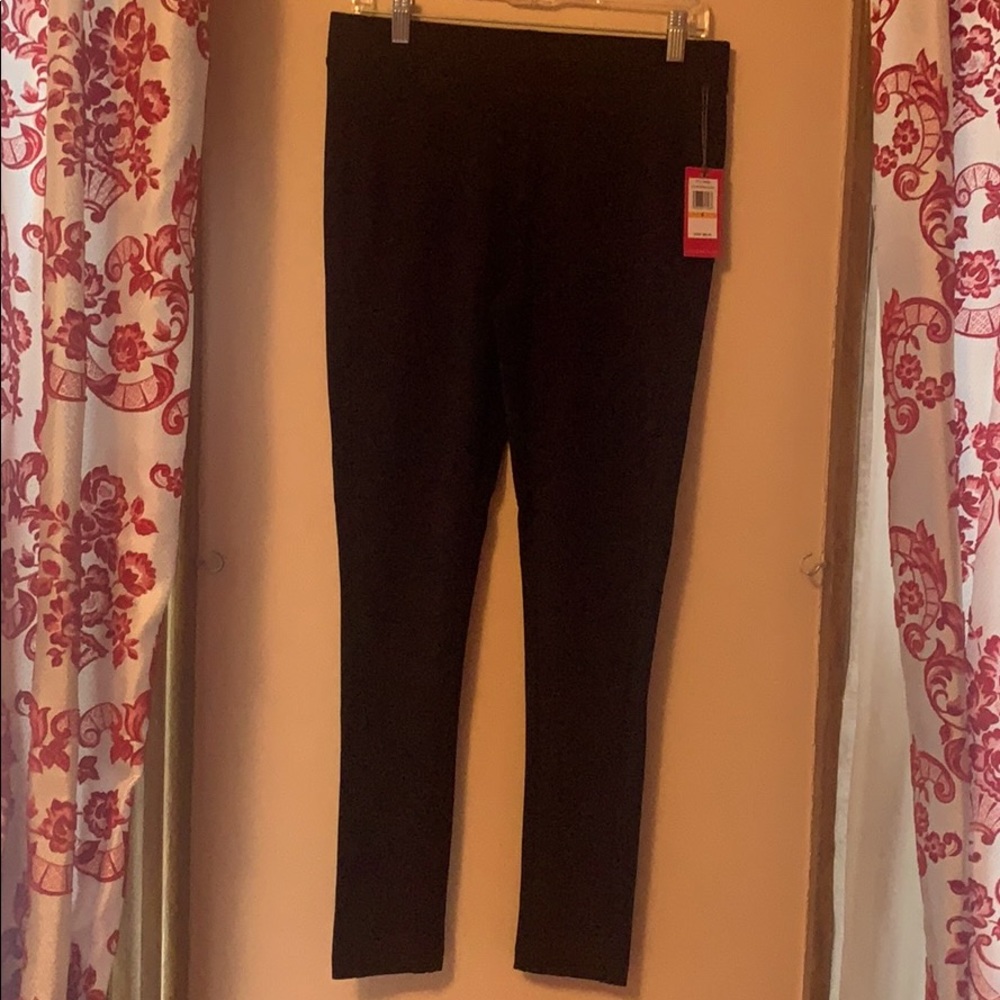 Vince Camuto Black Skinny Pull On Pants